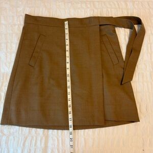Classic Wool Wrap Skirt